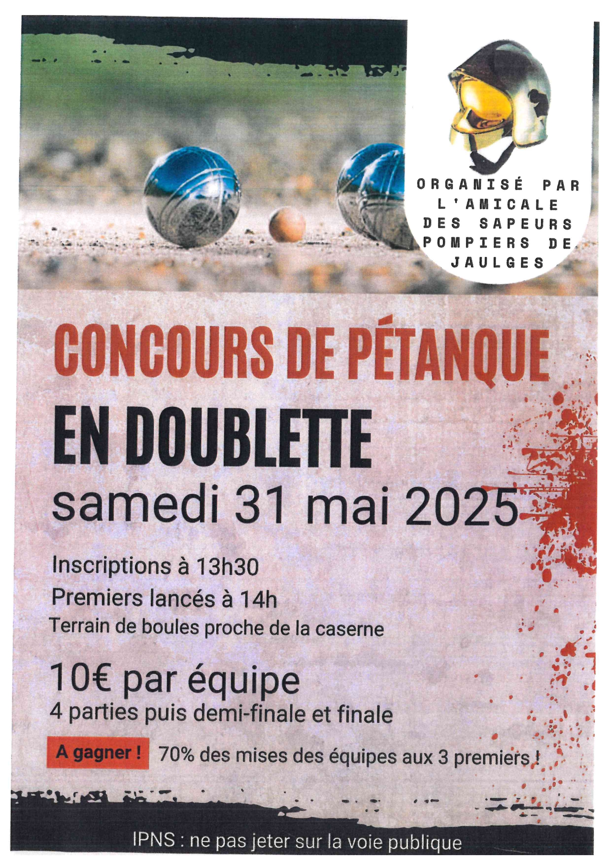 Concours de pétanque